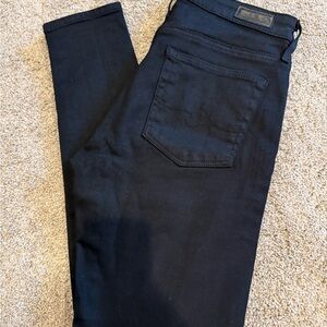 Ag Adriano Goldschmied Womens black Skinny Jeans